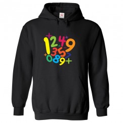 Numeric Art Classic Unisex Kids and Adults Pullover Hoodie for Mathematics Lovers								 									 									